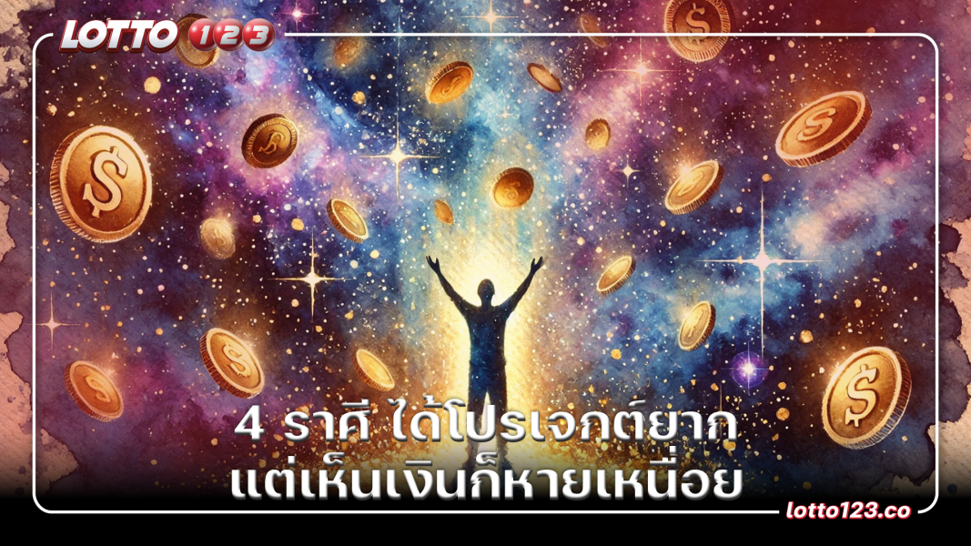 4 ราศี ได้โปรเจกต์ยาก แต่เห็นเงินก็หายเหนื่อย